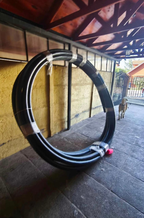 Manguera de polietileno negro de 3 pulgadas (65 metros)